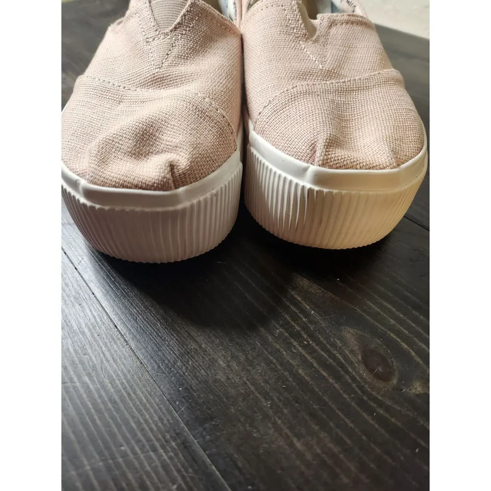 TOMS‎ Women Alpargata Boardwalk Cameo Rose Women's Espadrilles Size 5 1/2